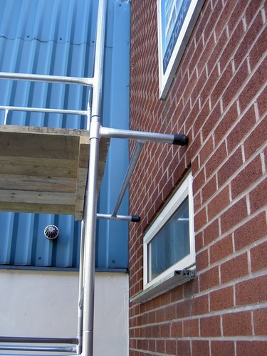 Scaffold tower stand off - scaffold,