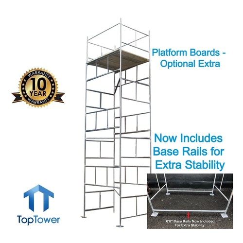 Scaffold tower 6x4 x - 7.2m, 23ft