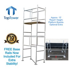 Scaffold Tower 4.65m 4x2ft 6in
