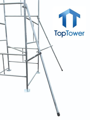 Scaffold tower stabilisers - tower,