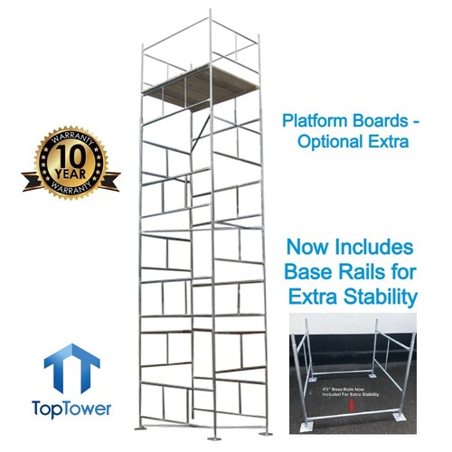 Scaffold tower x 4 - 8.0m,